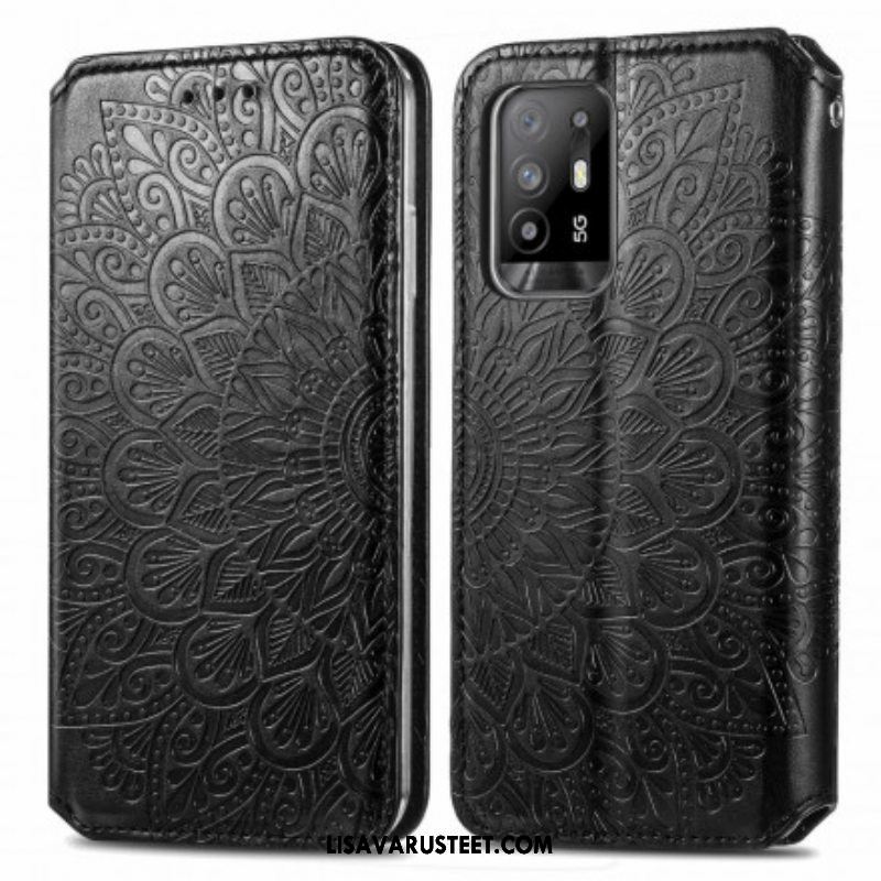 Puhelinkuoret Oppo A94 5G Kotelot Flip Mandala
