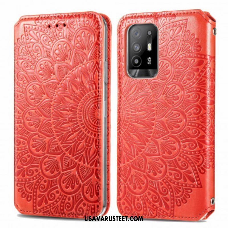 Puhelinkuoret Oppo A94 5G Kotelot Flip Mandala