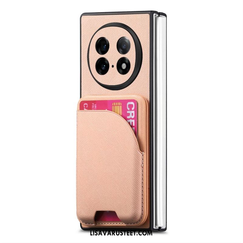 Puhelinkuoret Oppo Find N5 Magneettinen Jalustalla Ja Irrotettavalla Pussilla