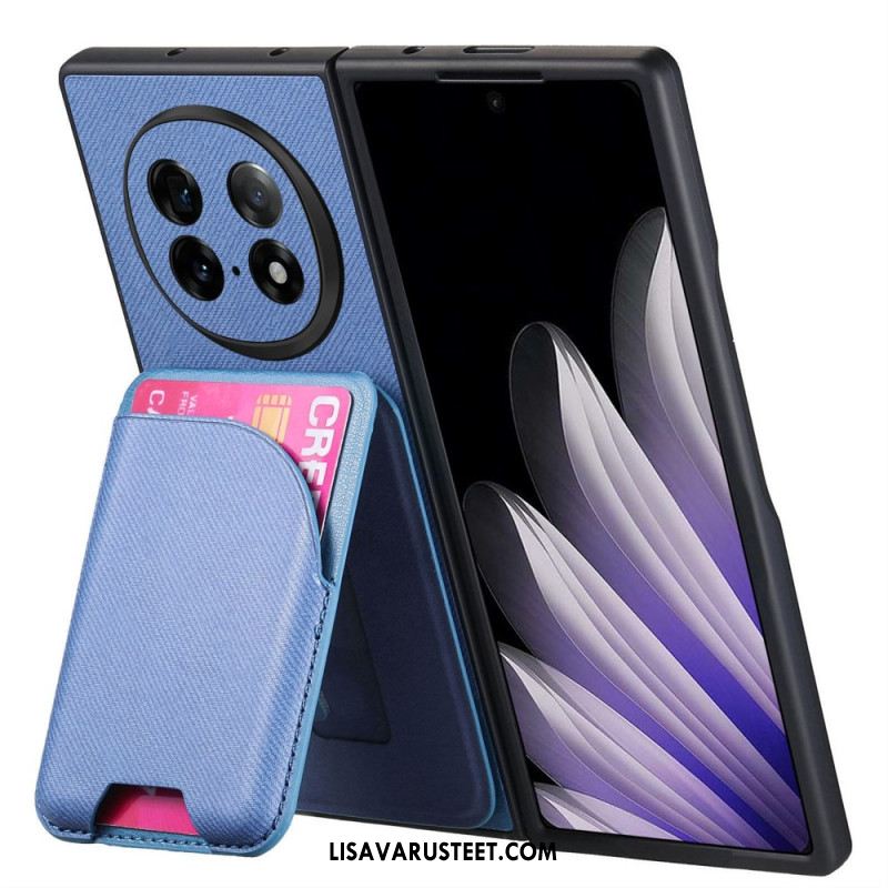 Puhelinkuoret Oppo Find N5 Magneettinen Jalustalla Ja Irrotettavalla Pussilla