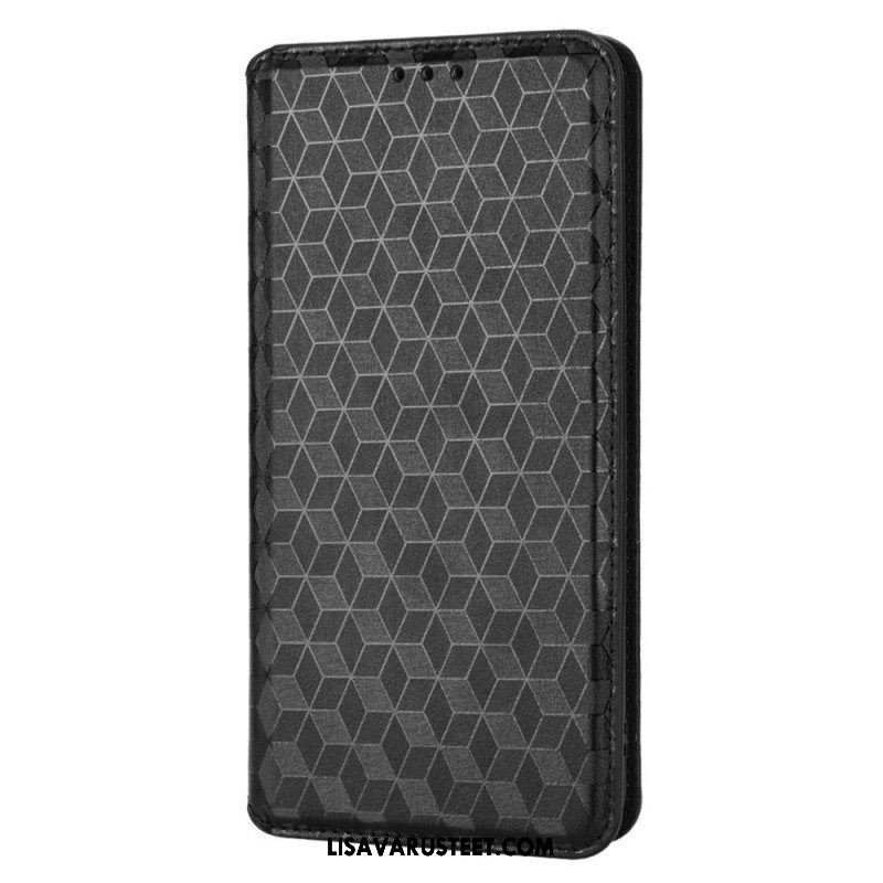 Puhelinkuoret Oppo Find X5 Pro Kotelot Flip 3d Diamond Leather Effect