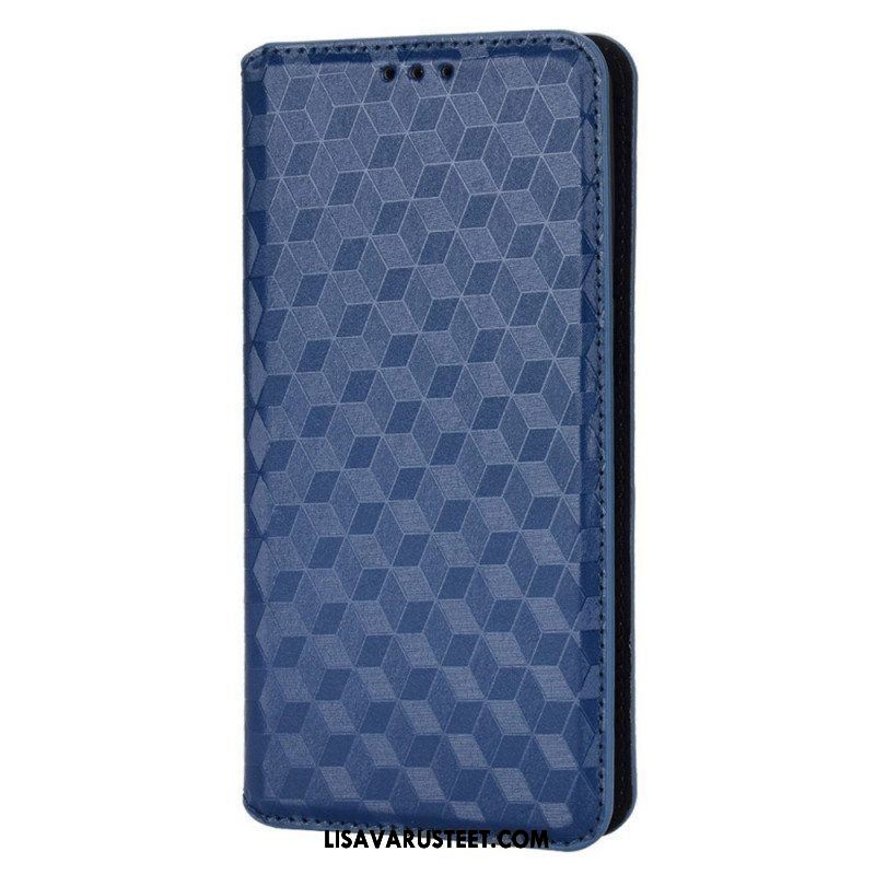 Puhelinkuoret Oppo Find X5 Pro Kotelot Flip 3d Diamond Leather Effect