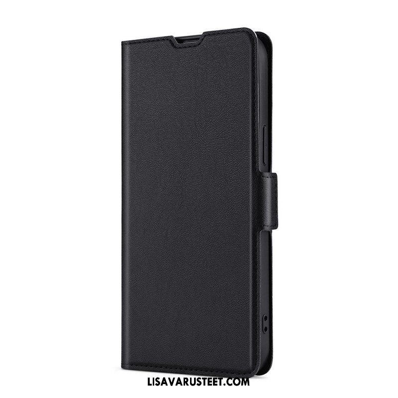 Puhelinkuoret Oppo Find X5 Pro Kotelot Flip Nahkaefekti