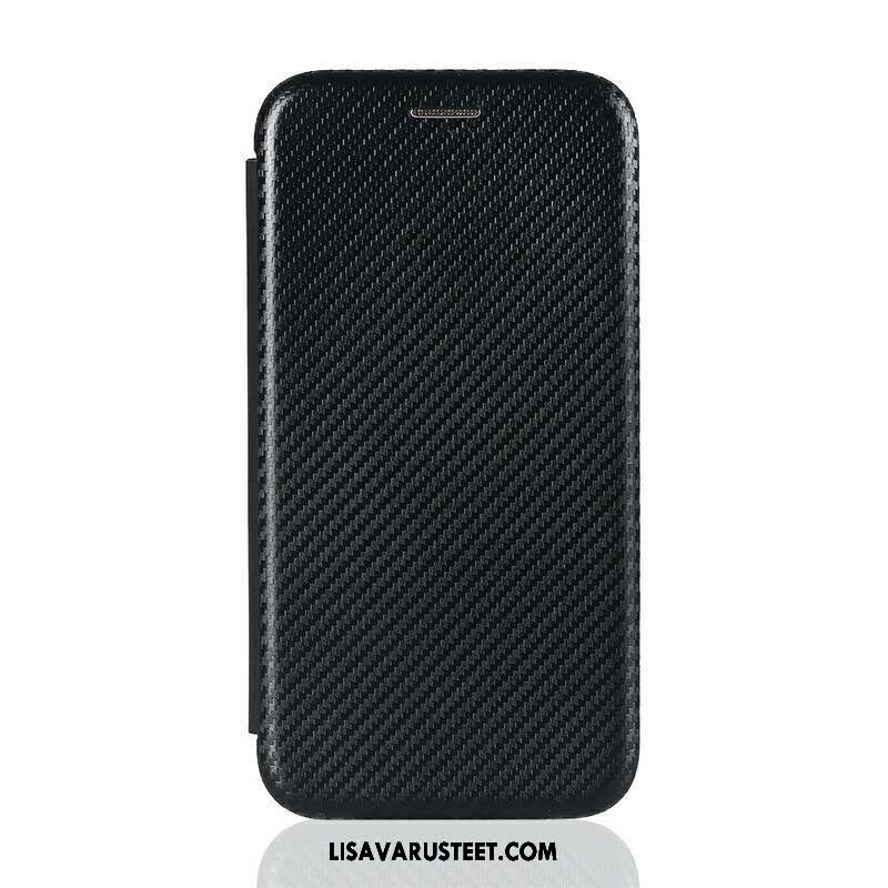 Puhelinkuoret Samsung Galaxy A42 5G Kotelot Flip Hiilikuitu