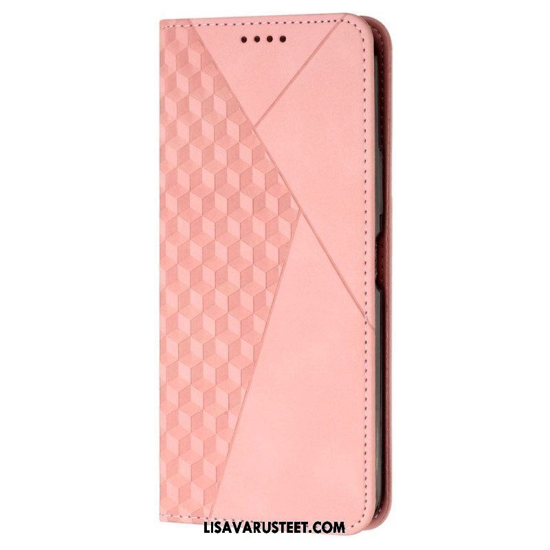Puhelinkuoret Samsung Galaxy A54 5G Kotelot Flip Style Nahka 3d-kuvio