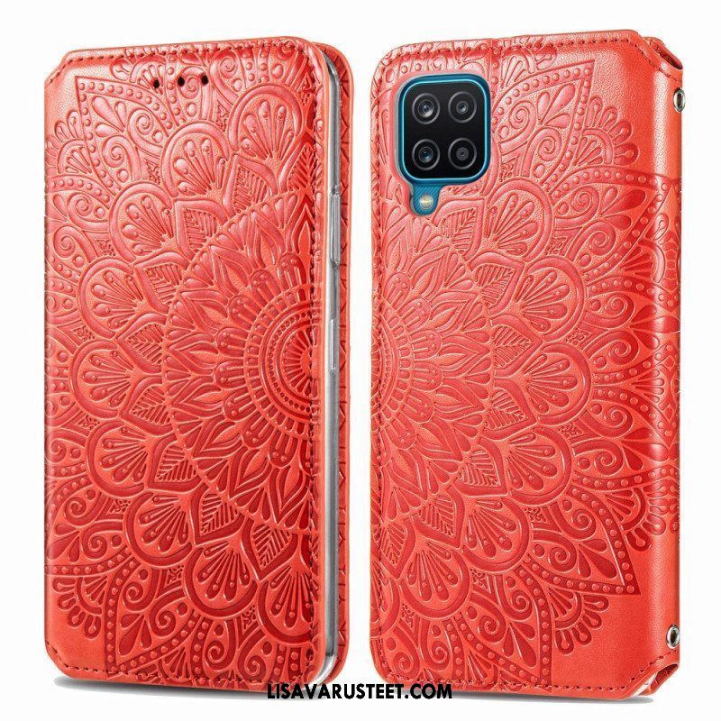 Puhelinkuoret Samsung Galaxy M12 / A12 Kotelot Flip Mandala