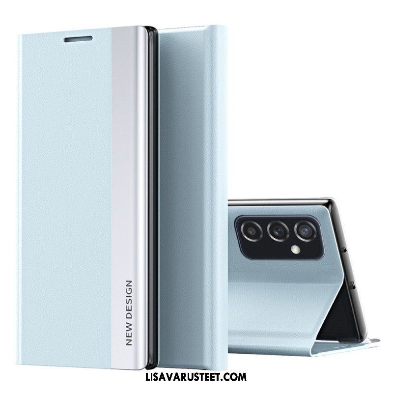 Puhelinkuoret Samsung Galaxy M52 5G Kotelot Flip Litchi Keinonahkainen Magneettilukko