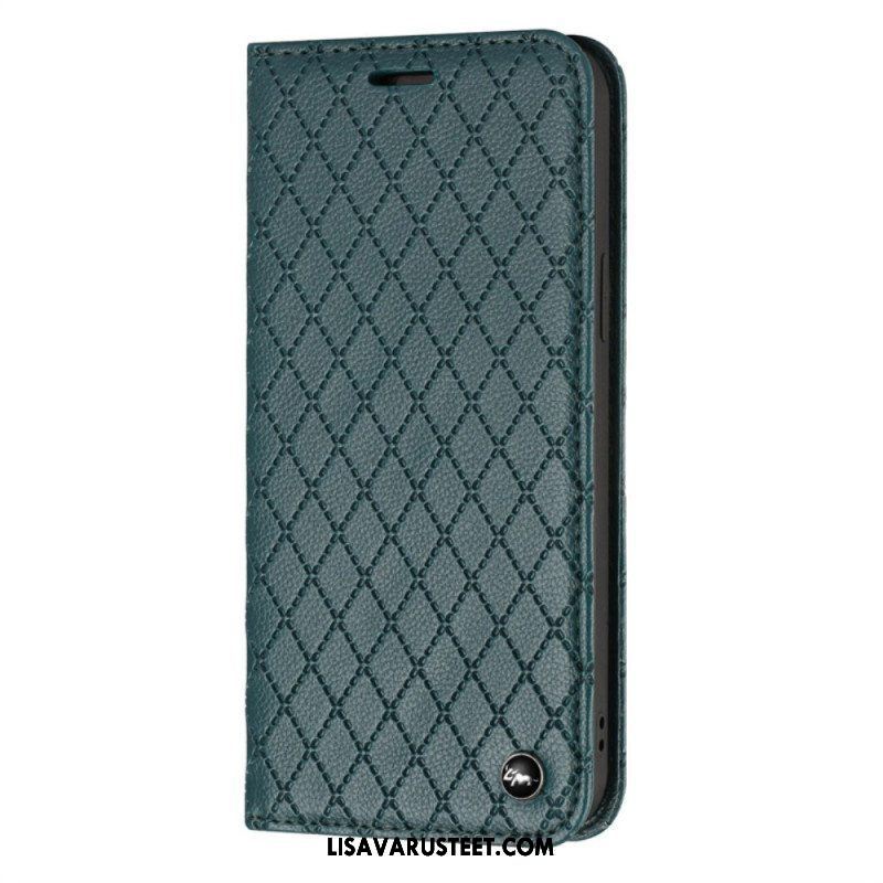 Puhelinkuoret Samsung Galaxy S23 Ultra 5G Kotelot Flip Rfid-timantit