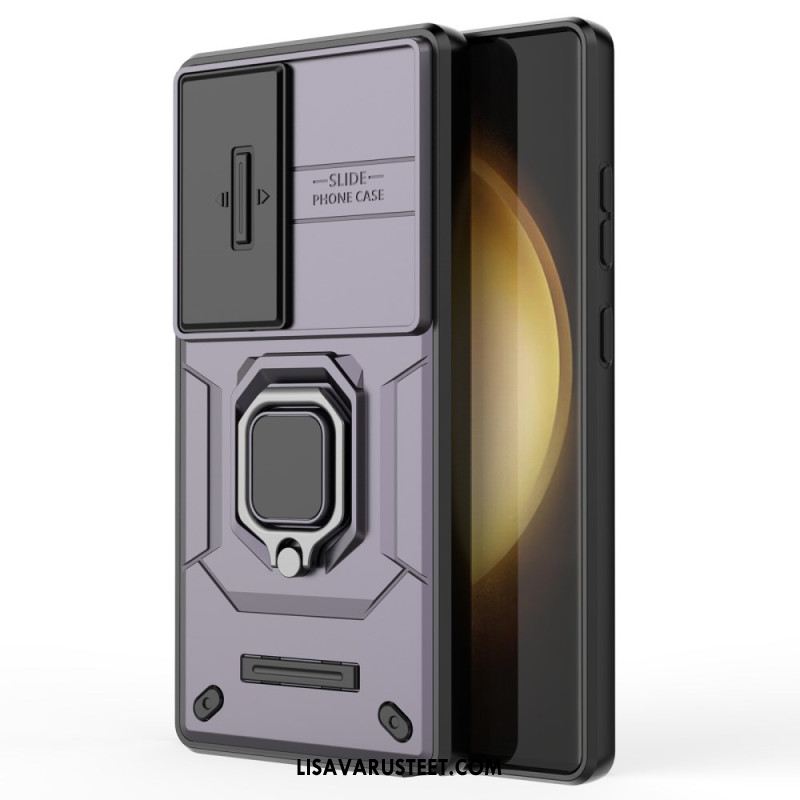 Puhelinkuoret Samsung Galaxy S25 Ultra 5g Kestävä Rengas Linssinsuojalla