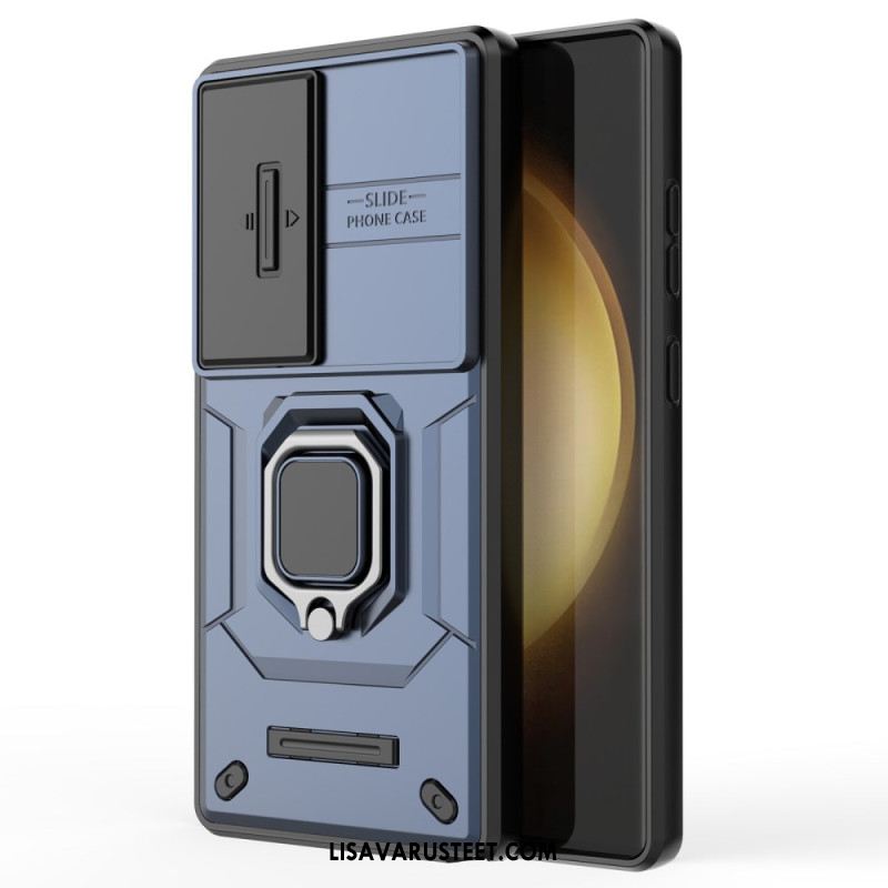 Puhelinkuoret Samsung Galaxy S25 Ultra 5g Kestävä Rengas Linssinsuojalla