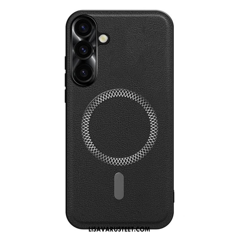 Puhelinkuoret Samsung Galaxy S26 Plus Nahkaefekti Ja Metallinen Linssikehys