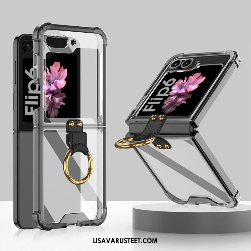 Puhelinkuoret Samsung Galaxy Z Flip 7 Fe Läpinäkyvä Sormusteline Gkk