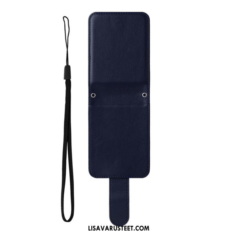 Puhelinkuoret Samsung Galaxy Z Flip 7 Fe Nahkakuvioinen Korttikotelo