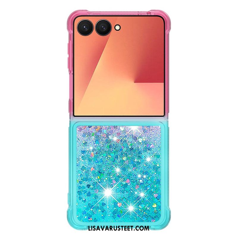 Puhelinkuoret Samsung Galaxy Z Flip 7 Liukuvärjätyt Paljetit