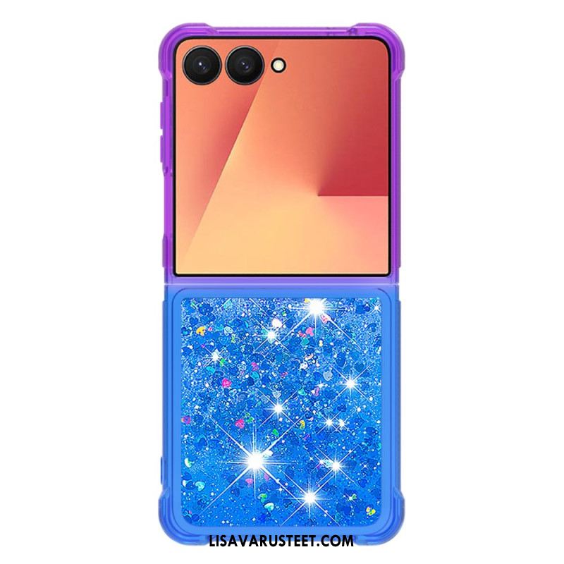 Puhelinkuoret Samsung Galaxy Z Flip 7 Liukuvärjätyt Paljetit