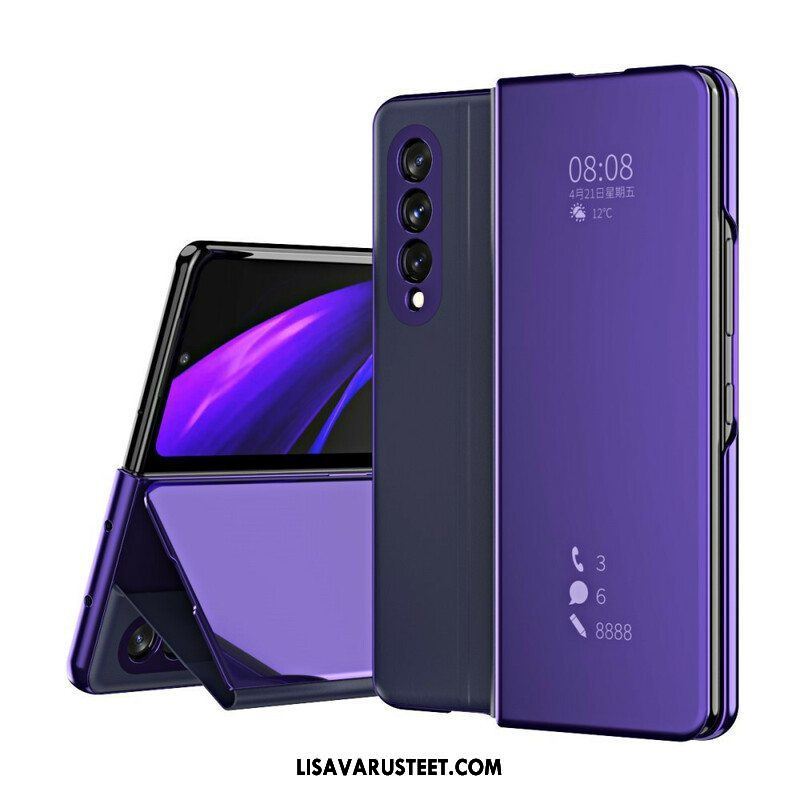 Puhelinkuoret Samsung Galaxy Z Fold 3 5G Kotelot Flip Peilin Kansi