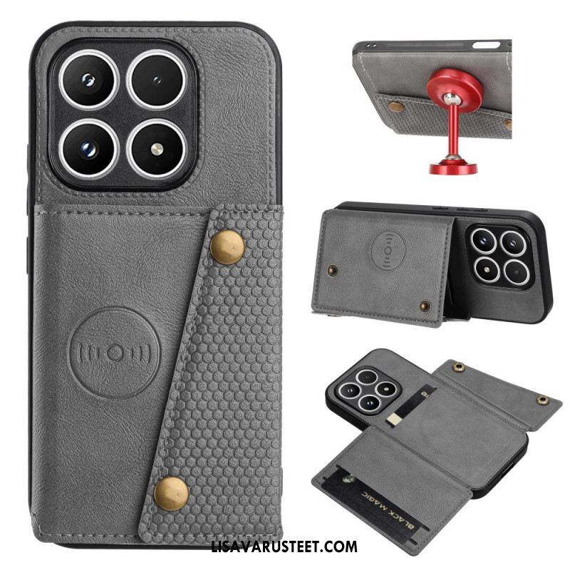 Puhelinkuoret Xiaomi 17 Korttikotelo Ja Teline