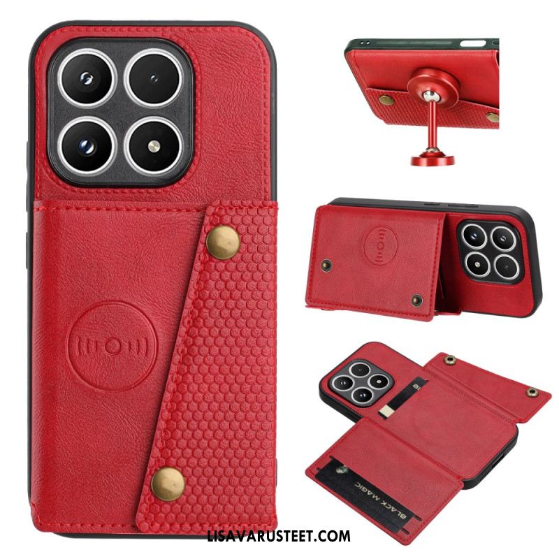 Puhelinkuoret Xiaomi 17 Korttikotelo Ja Teline