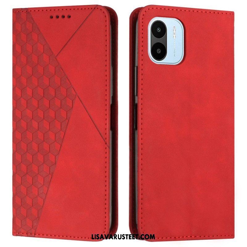 Puhelinkuoret Xiaomi Redmi A1 Kotelot Flip Cubic Style Skin-touch