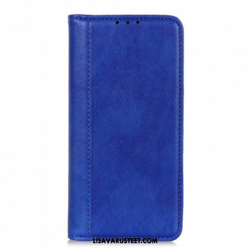 Puhelinkuoret Xiaomi Redmi Note 10 / 10S Kotelot Flip Litchi Split Leather -versio