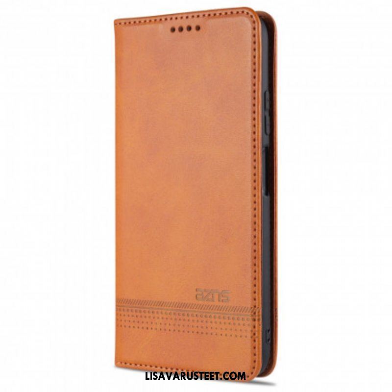 Puhelinkuoret Xiaomi Redmi Note 10 / 10S Kotelot Flip Style Leather Azns