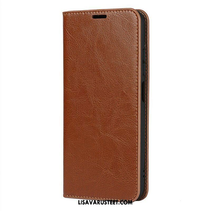 Puhelinkuoret Xiaomi Redmi Note 10 5G Kotelot Flip Aito Nahka