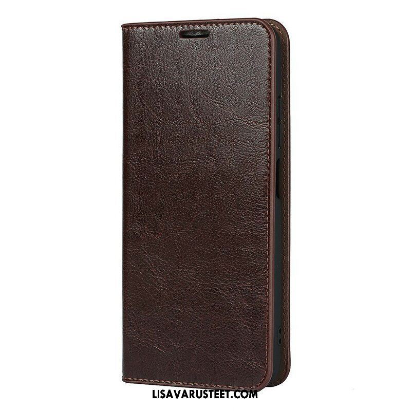 Puhelinkuoret Xiaomi Redmi Note 10 5G Kotelot Flip Aito Nahka