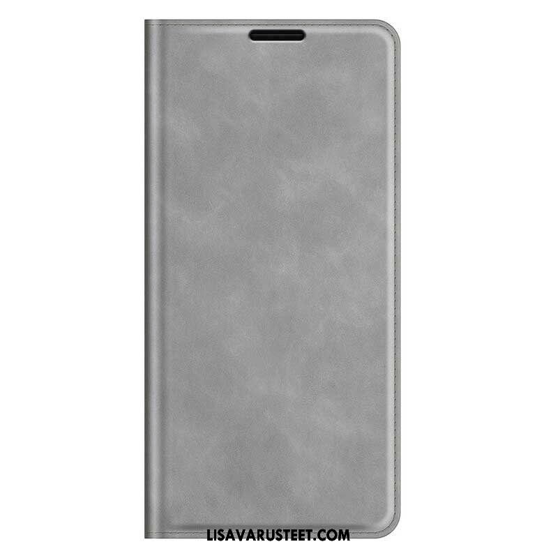 Puhelinkuoret iPhone 13 Pro Kotelot Flip Silkkipehmeä Nahkaefekti