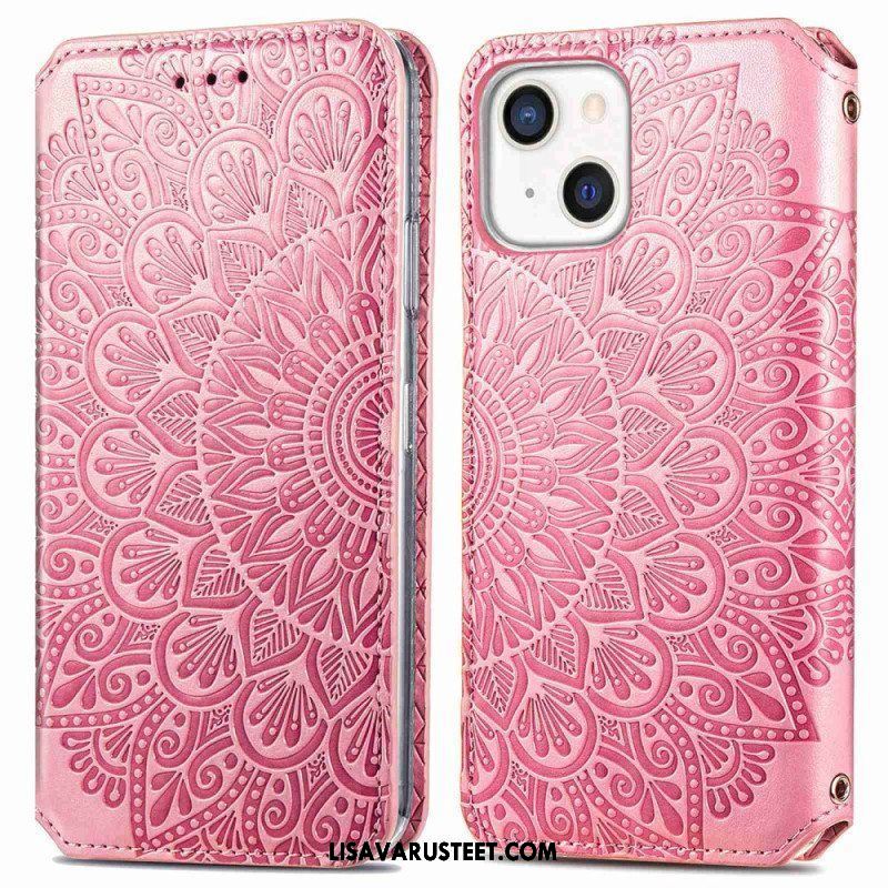 Puhelinkuoret iPhone 14 Plus Kotelot Flip Mandala