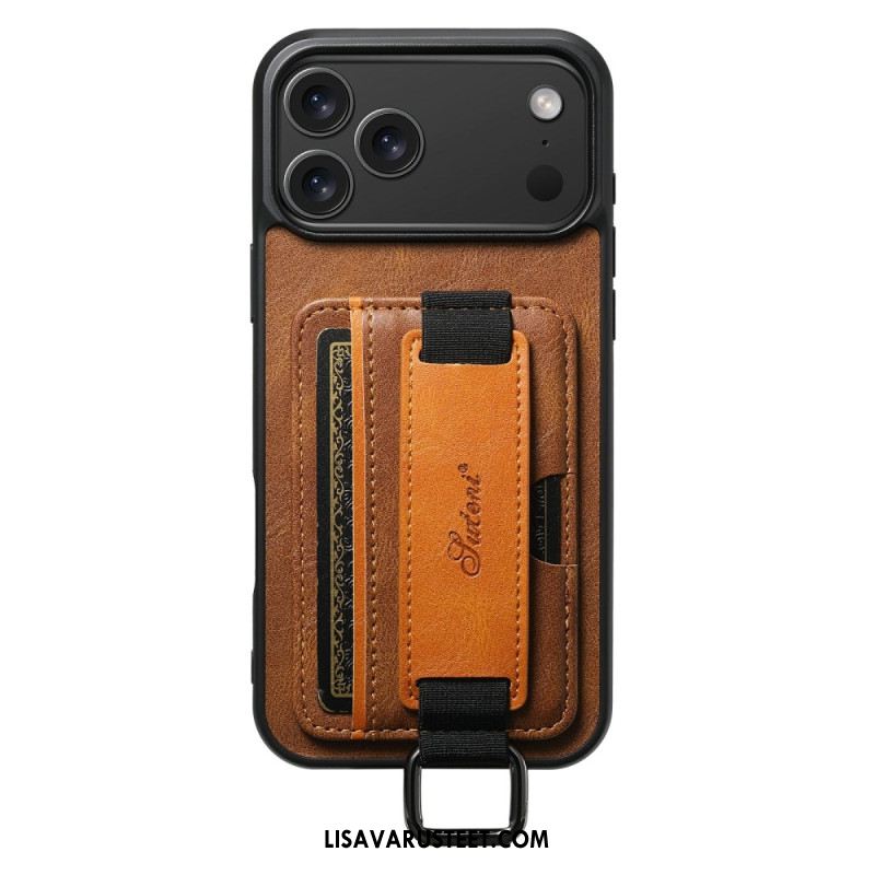 Puhelinkuoret iPhone 17 Pro Retrohenkinen Korttikotelo