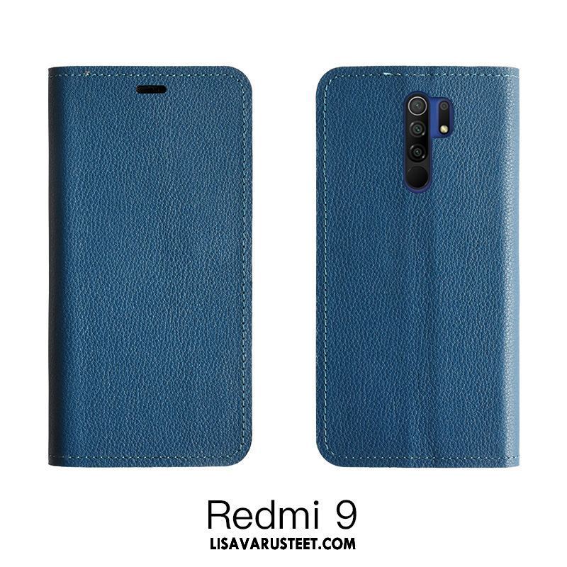 Redmi 9 Kuoret Murtumaton Suojaus Kuori Oranssi Nahkakotelo Osta