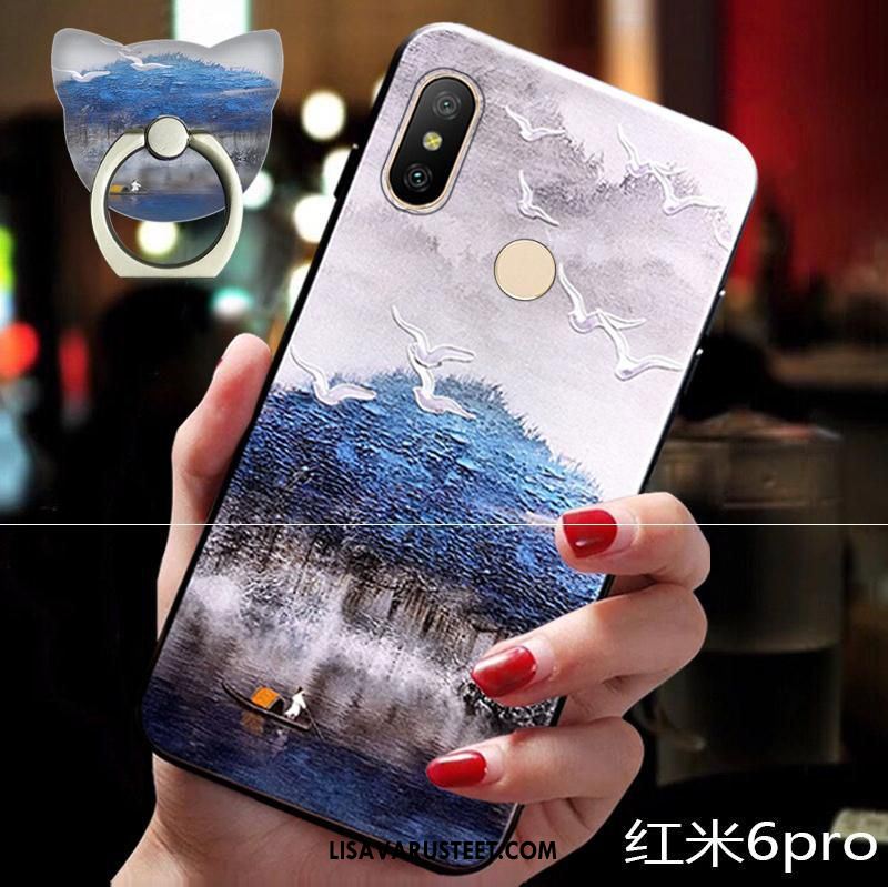 Redmi Note 6 Pro Kuoret Kiinalainen Tyyli Sininen Punainen Pieni Kuori Myynti