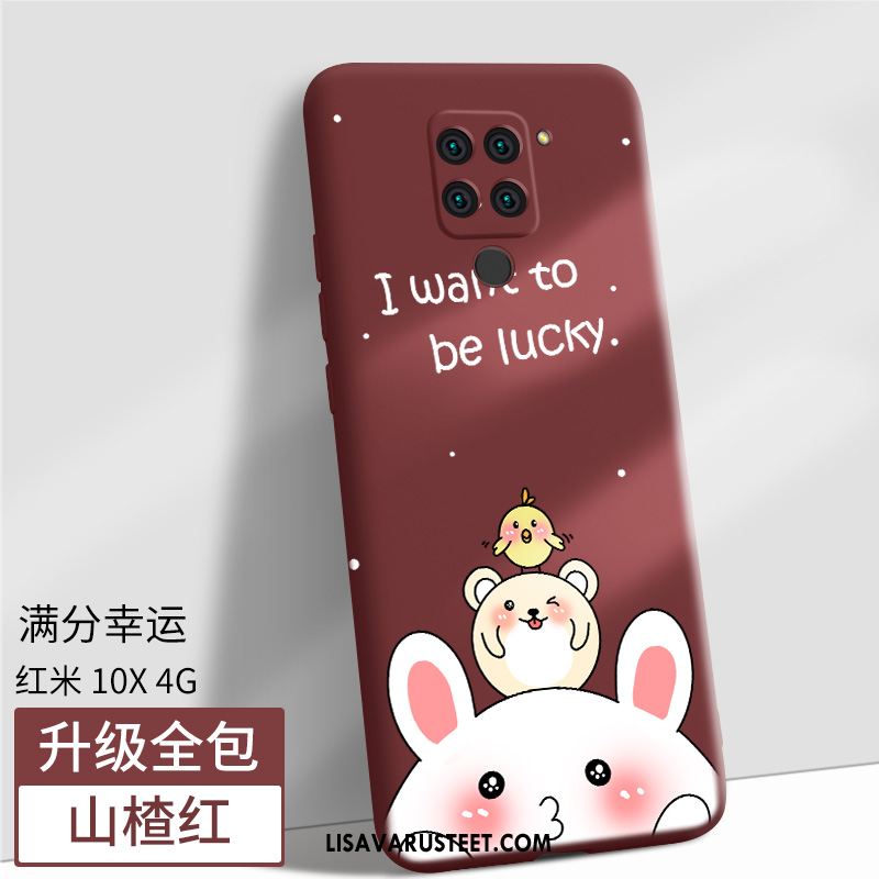 Redmi Note 9 Kuoret Punainen Musta Kuori Pesty Suede All Inclusive Tarjous