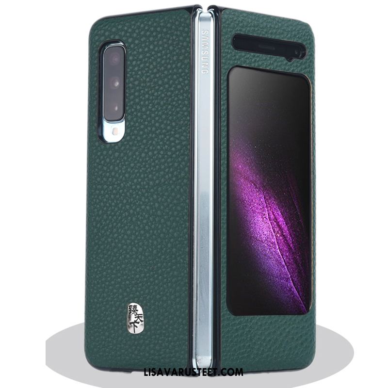 Samsung Fold Kuoret Oranssi Tähti Kukkakuvio Murtumaton Kotelo Kuori Verkossa