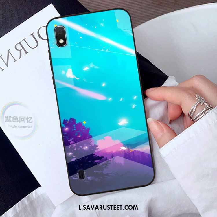 Samsung Galaxy A10 Kuoret Sininen Luova Puhelimen Kotelo Murtumaton Verkossa