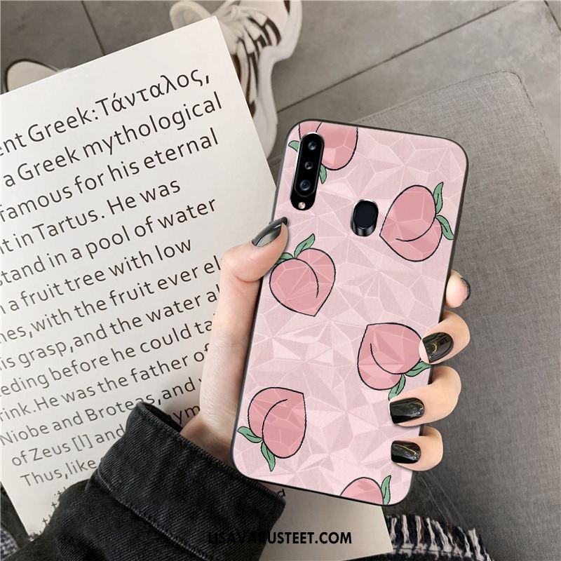 Samsung Galaxy A20s Kuoret Puhelimen Aaltopiste Kustannukset Vihreä Kuori Verkossa