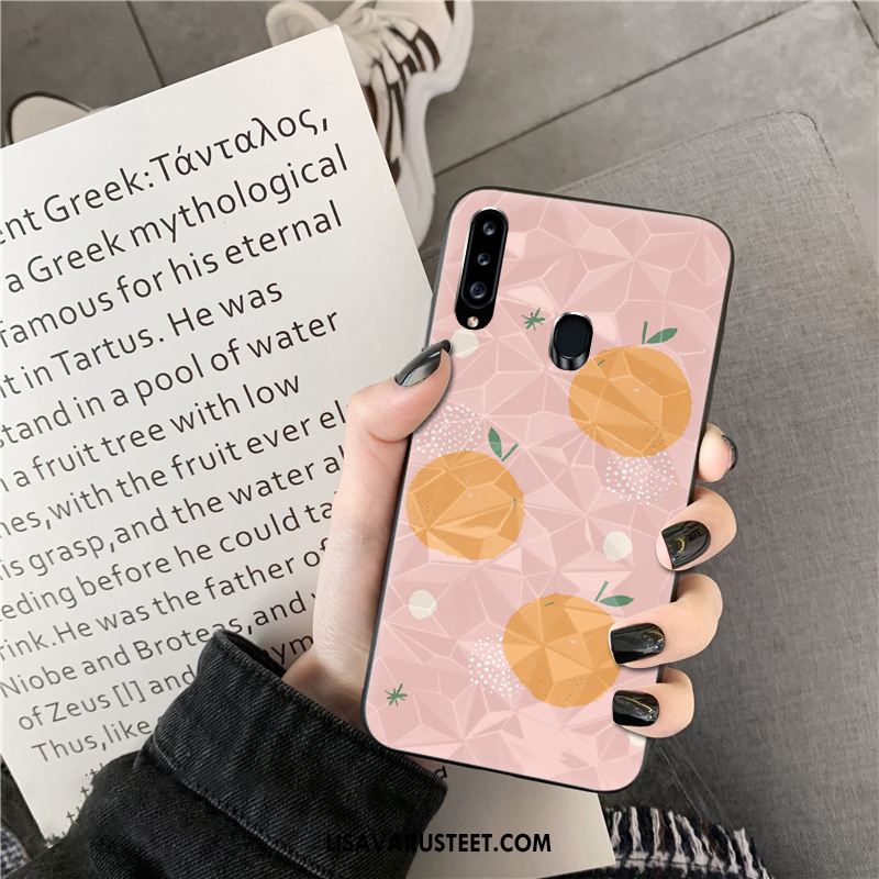 Samsung Galaxy A20s Kuoret Puhelimen Aaltopiste Kustannukset Vihreä Kuori Verkossa