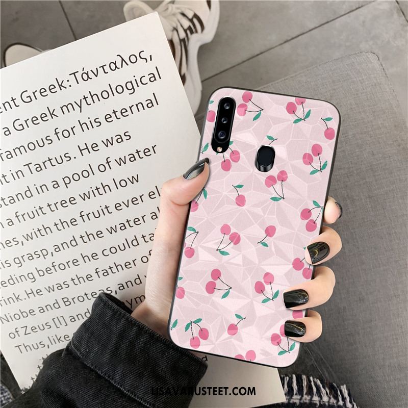 Samsung Galaxy A20s Kuoret Puhelimen Aaltopiste Kustannukset Vihreä Kuori Verkossa