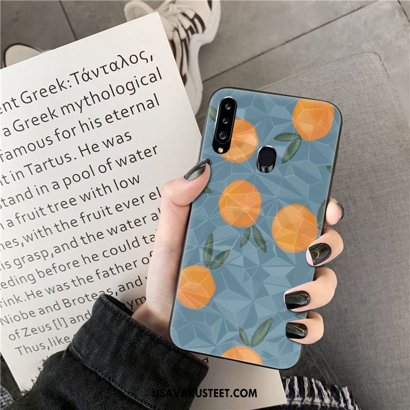 Samsung Galaxy A20s Kuoret Puhelimen Aaltopiste Kustannukset Vihreä Kuori Verkossa