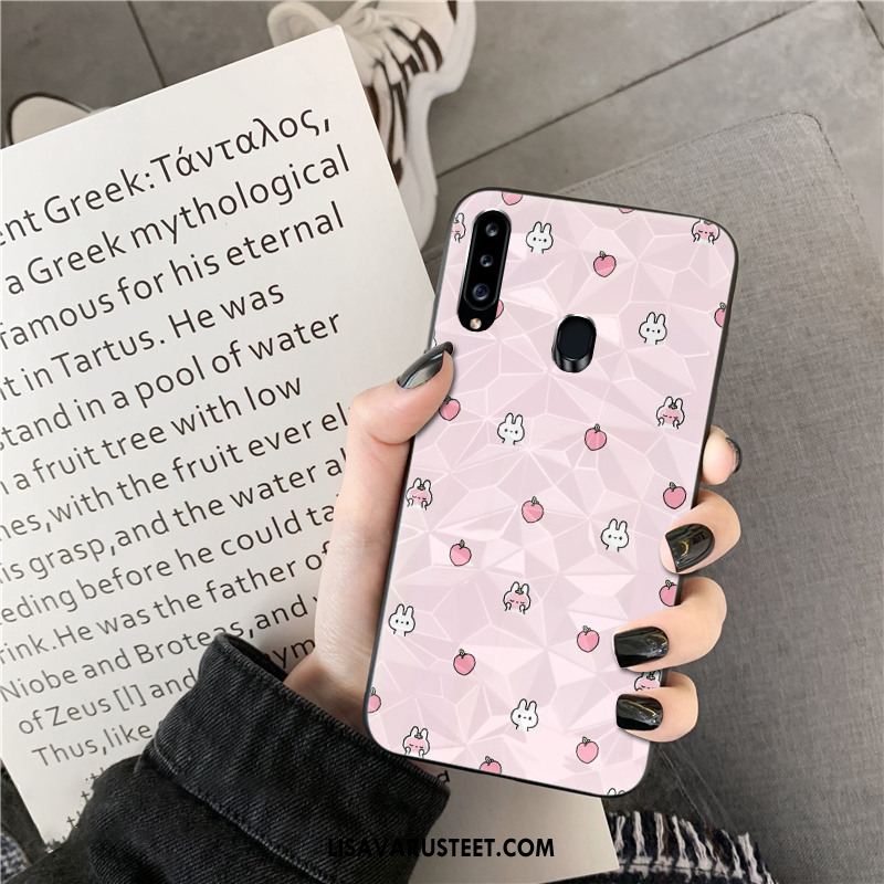 Samsung Galaxy A20s Kuoret Puhelimen Aaltopiste Kustannukset Vihreä Kuori Verkossa