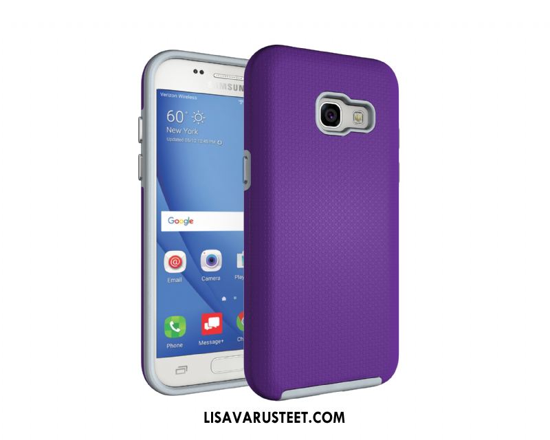 Samsung Galaxy A3 2017 Kuoret Liukumaton Kuori Murtumaton Kukkakuvio Panssari Osta
