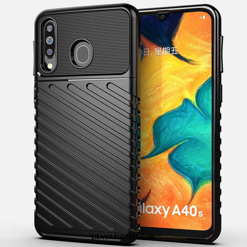 Samsung Galaxy A40s Kuoret Murtumaton Yksinkertainen Tähti Kotelo Musta Kuori Myynti