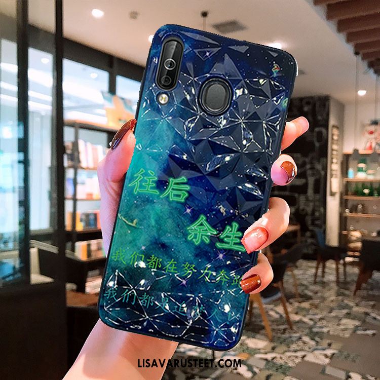 Samsung Galaxy A40s Kuoret Punainen Tähti Puhelimen Kukkakuvio Kotelo Halpa