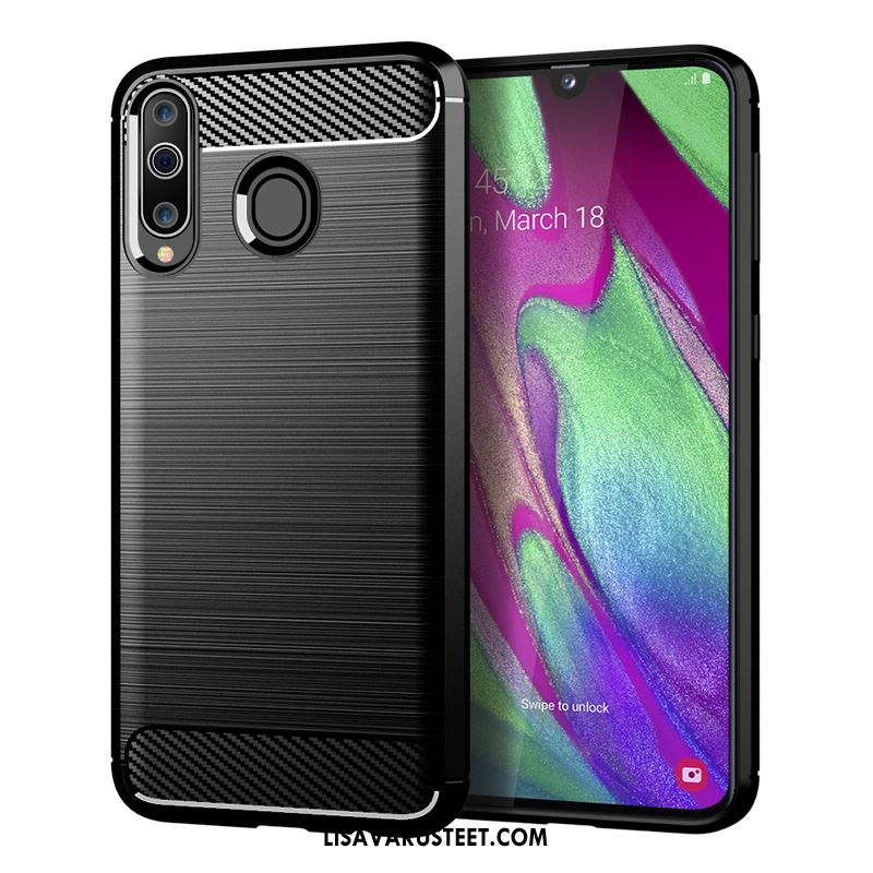 Samsung Galaxy A40s Kuoret Silikoni Puhelimen Kukkakuvio Kuitu Kuori Alennus