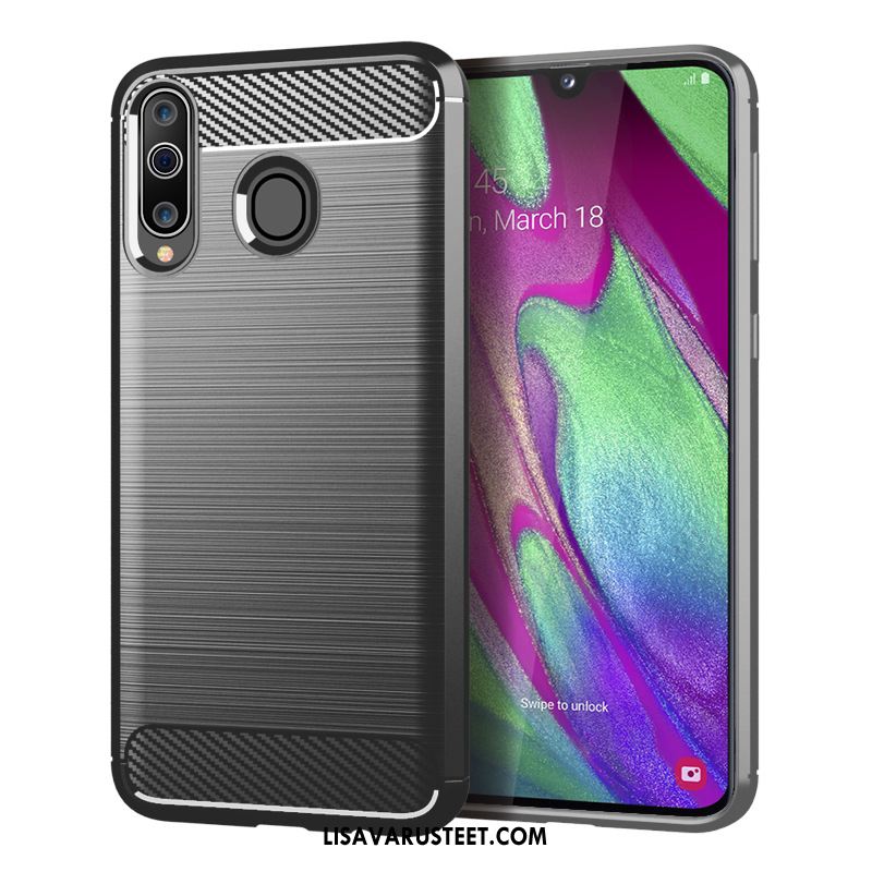 Samsung Galaxy A40s Kuoret Silikoni Puhelimen Kukkakuvio Kuitu Kuori Alennus