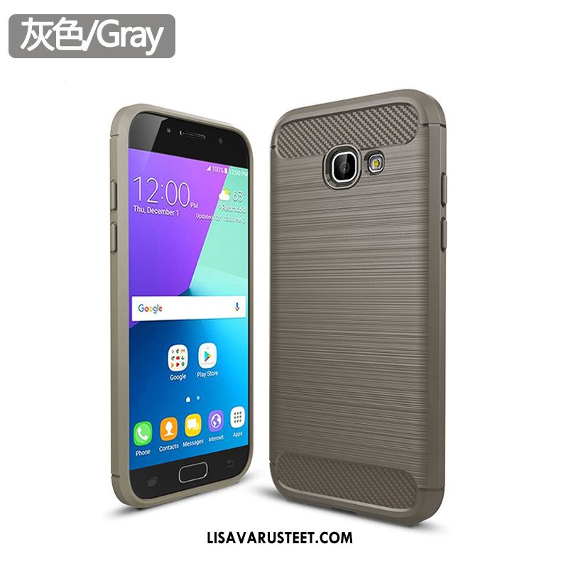 Samsung Galaxy A5 2017 Kuoret Tähti Kotelo Musta Silikoni Kuori Verkossa