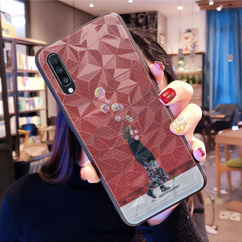 Samsung Galaxy A50s Kuoret Net Red Keltainen Timantti Tähti Pieni Tarjous