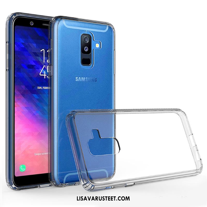 Samsung Galaxy A6 Kuoret Musta Puhelimen Kotelo Tähti Kehys Kuori Halvat