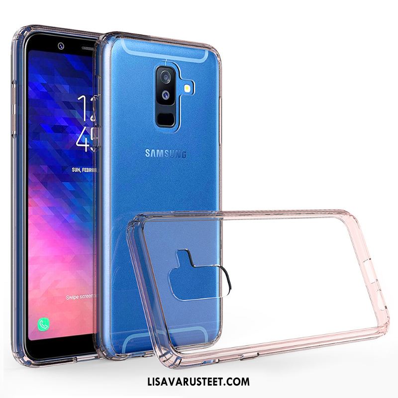 Samsung Galaxy A6 Kuoret Musta Puhelimen Kotelo Tähti Kehys Kuori Halvat