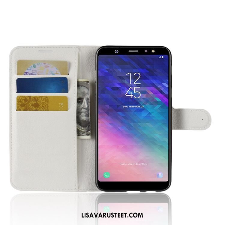 Samsung Galaxy A6+ Kuoret Puhelimen Nahkakotelo All Inclusive Murtumaton Kukkakuvio Kuori Halpa